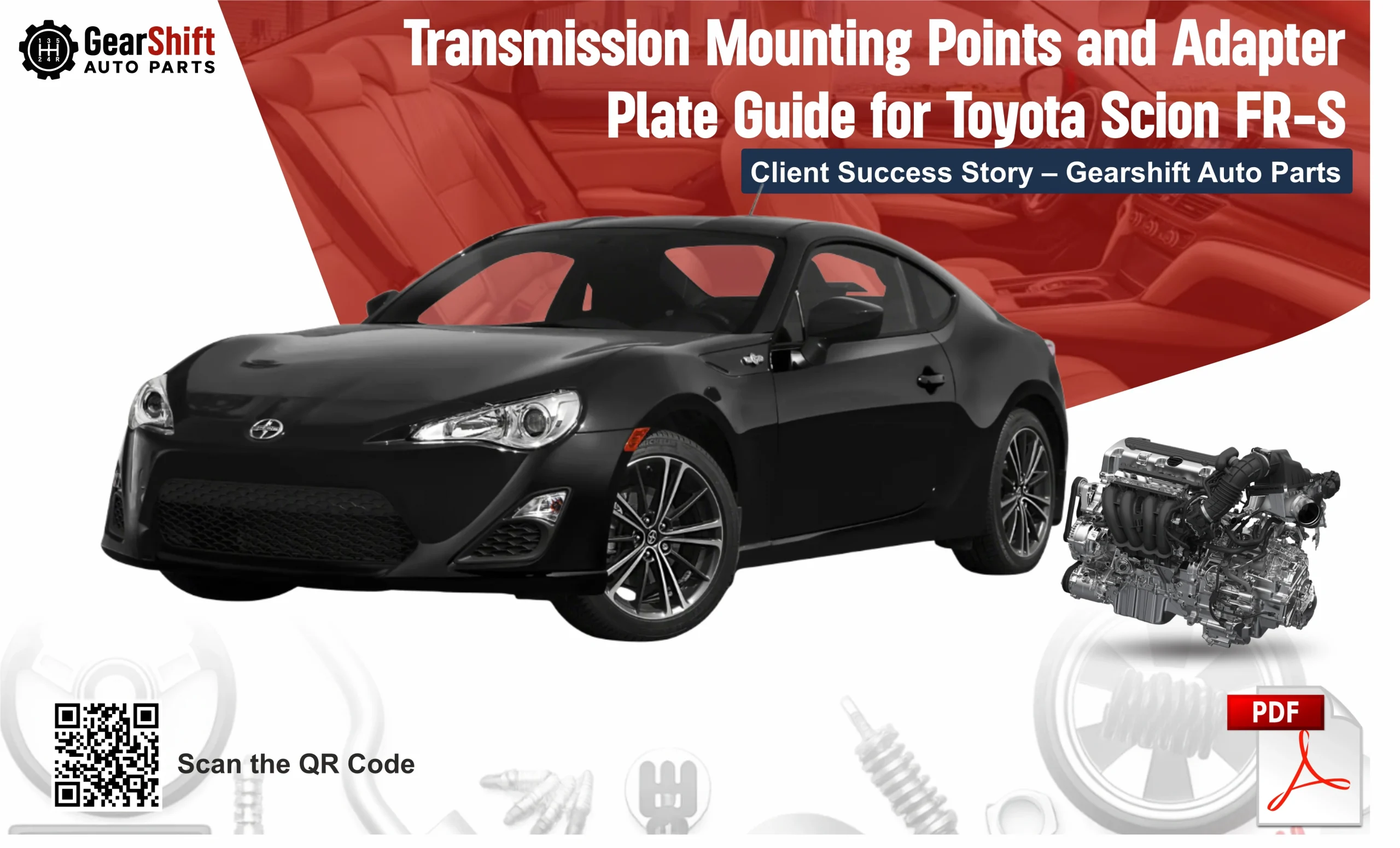 Transmission Mounting Points and Adapter